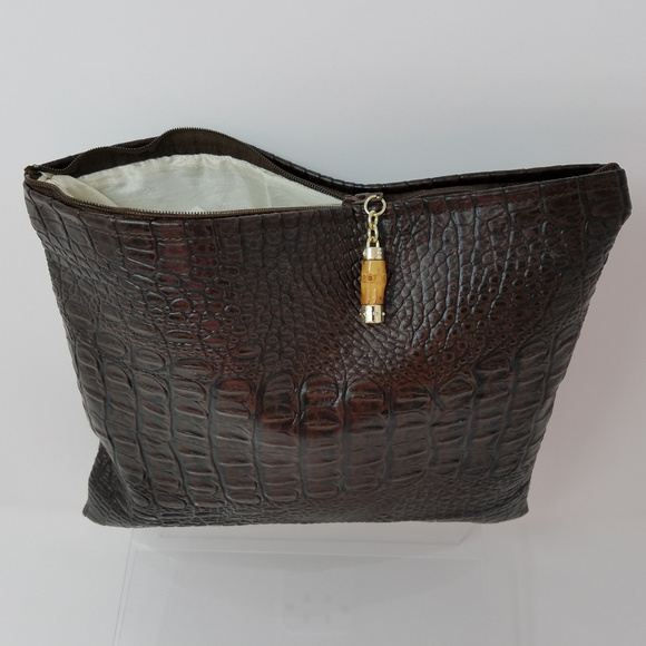 Faux Croc Collection - Clutch